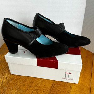 THIERRY RABOTIN | Mary Jane Suede Leather Black | sz 39